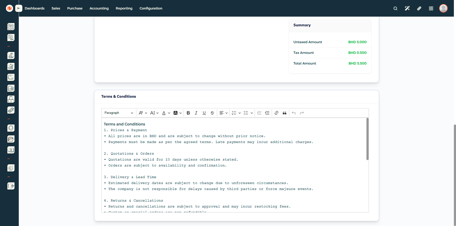 Step 6 - Create Invoice